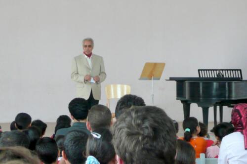Dr.Ibrahim Abouleish bei der Schulfeier, April 2011